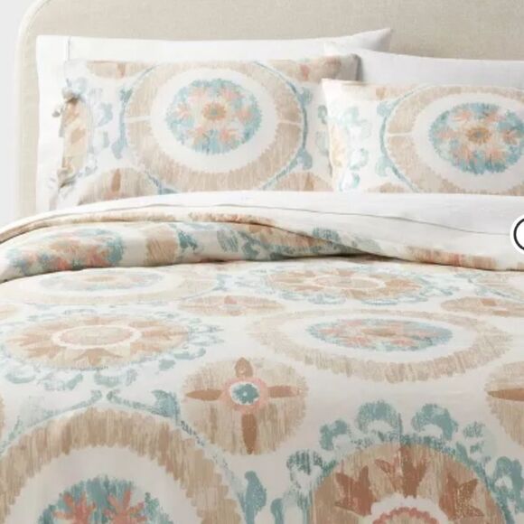 Threshold Other - Suzani Print Duvet Cover and Sham Set - Threshold - Teal
